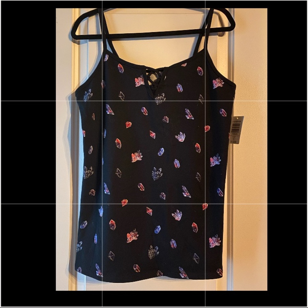 New torrid crystal print tank top 3x